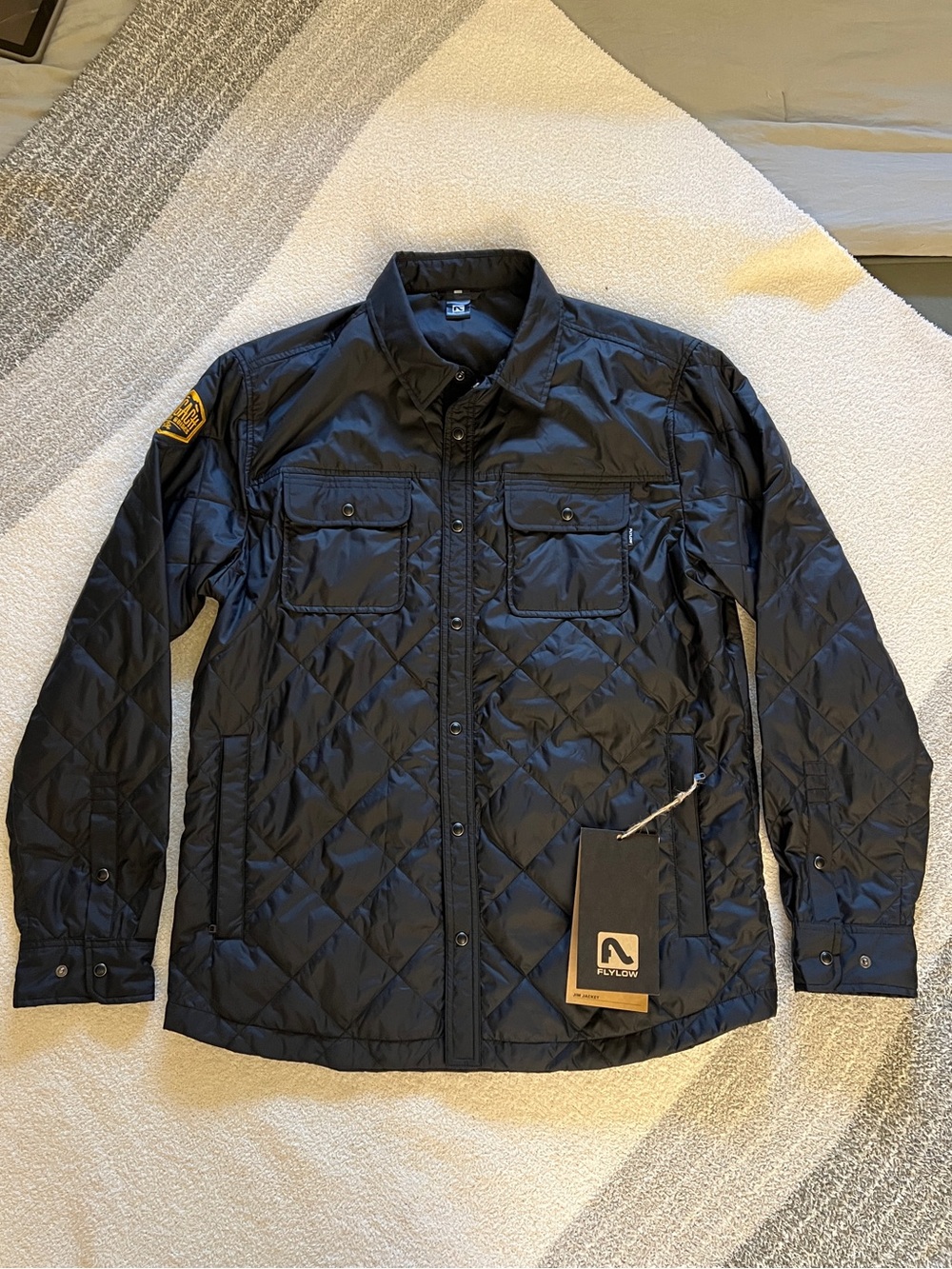 Flylow Jim Jacket – Men’s Large – Black – NWT